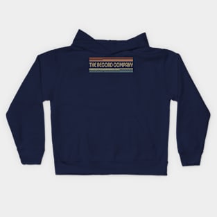 The Record Company Retro Lines Kids Hoodie